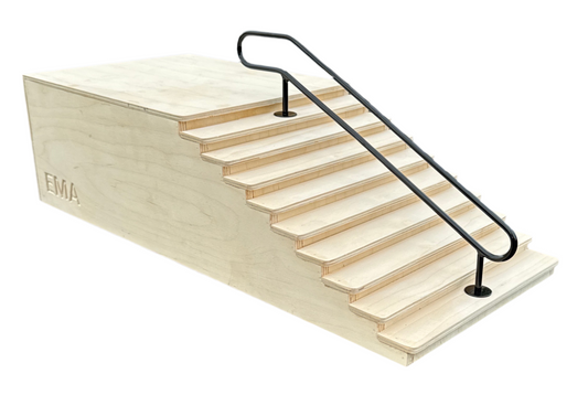 NEW! EMA Ramps 10 Step Stair Set with removable rail