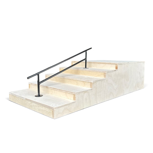 EMA Ramps Fingerboard 5 Step Stair Set with Removable Rail