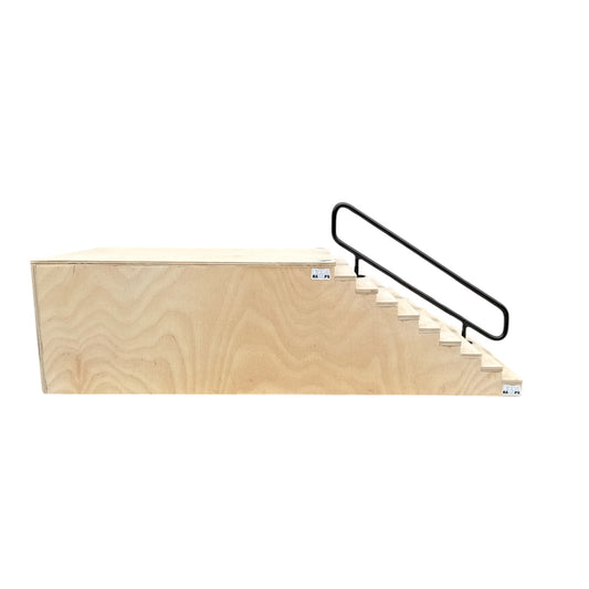EMA Ramps 10 Step Stair Set with removable hand rail