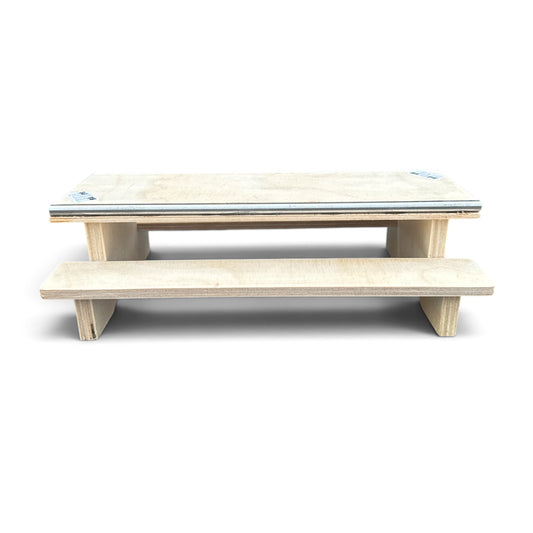 Wooden Fingerboard Picnic Table