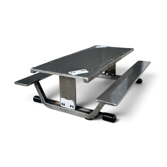 ‼️NEW‼️EMA Ramps (Raw Finish) Steel Brick Picnic Table